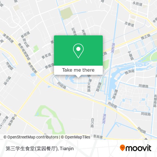 第三学生食堂(棠园餐厅) map