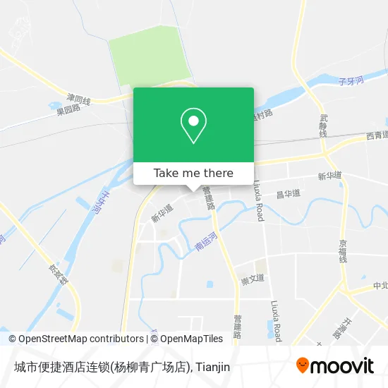 城市便捷酒店连锁(杨柳青广场店) map