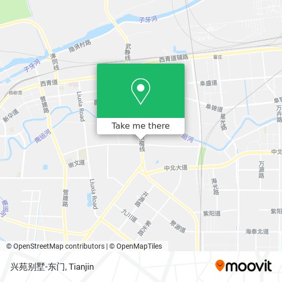 兴苑别墅-东门 map