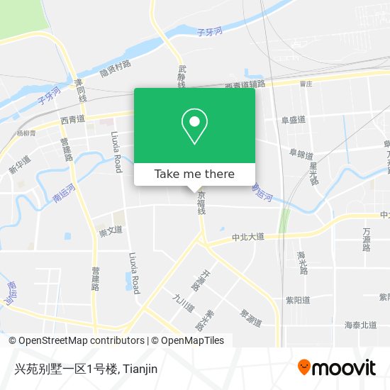 兴苑别墅一区1号楼 map