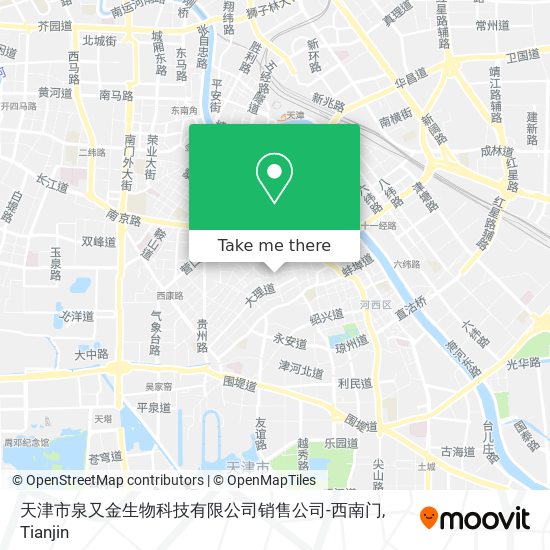 天津市泉又金生物科技有限公司销售公司-西南门 map