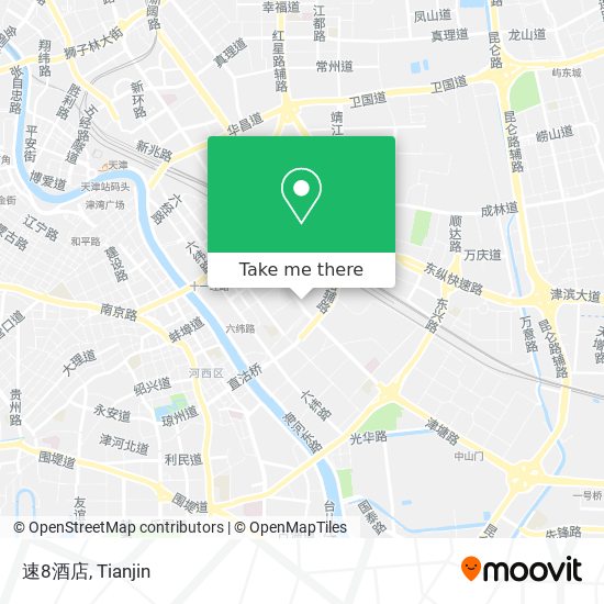 速8酒店 map