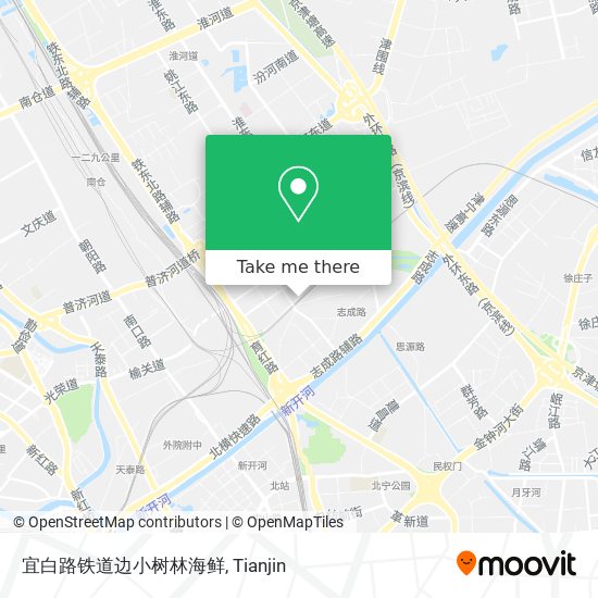 宜白路铁道边小树林海鲜 map