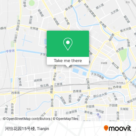 河怡花园15号楼 map