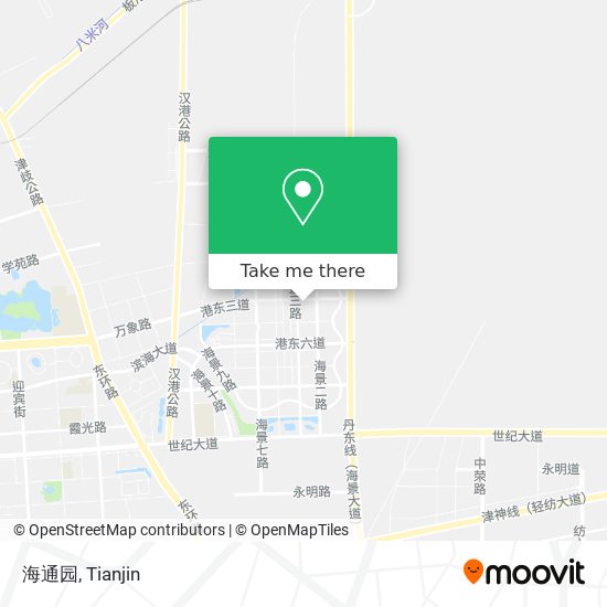 海通园 map