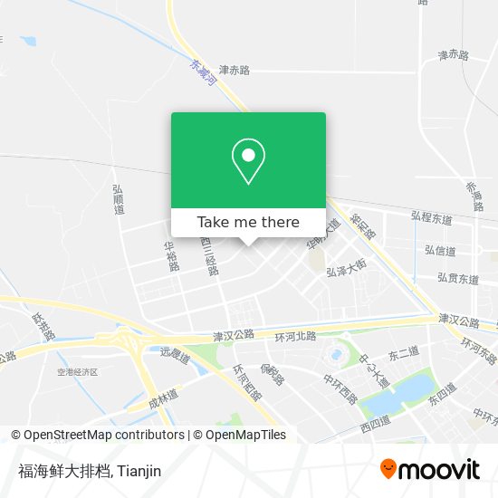 福海鲜大排档 map