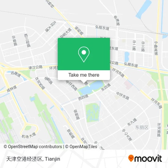 天津空港经济区 map