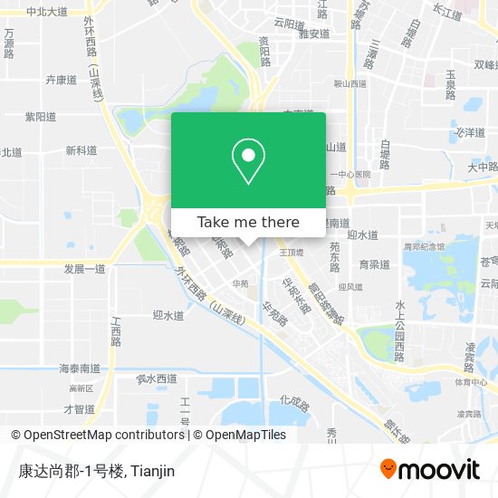 康达尚郡-1号楼 map