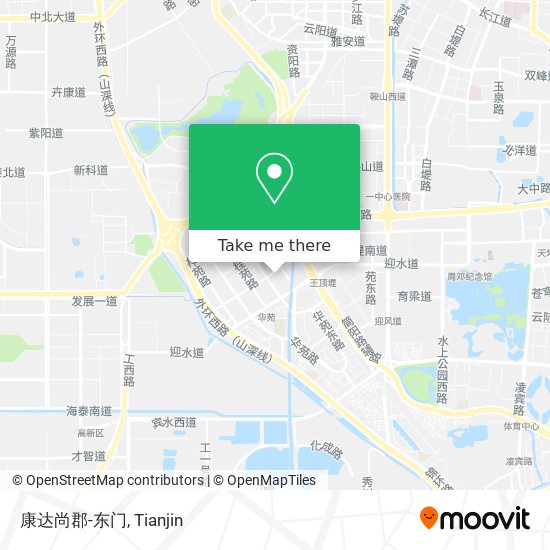 康达尚郡-东门 map