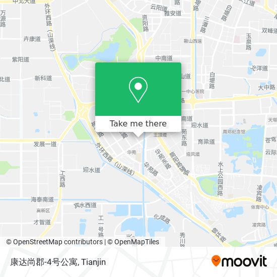 康达尚郡-4号公寓 map