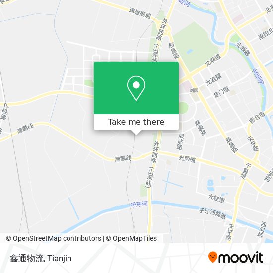 鑫通物流 map
