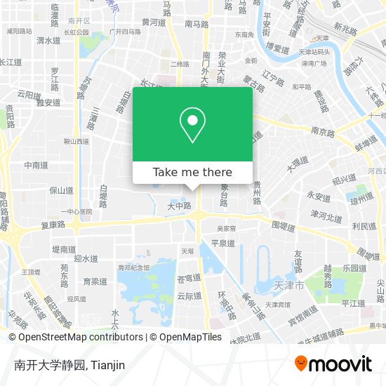 南开大学静园 map