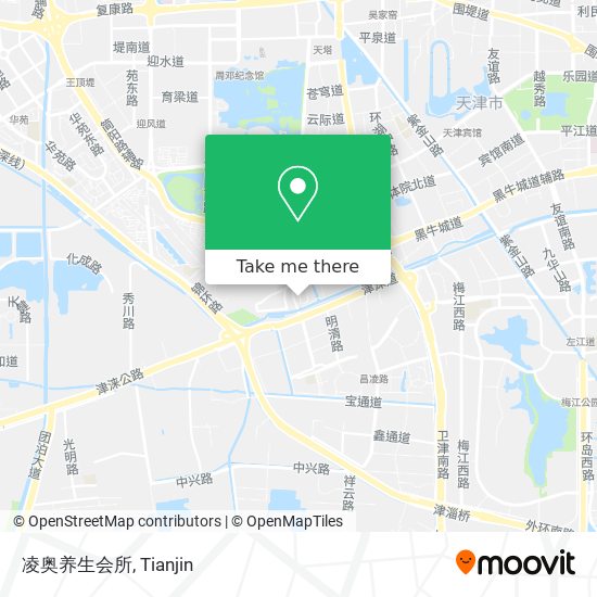 凌奥养生会所 map