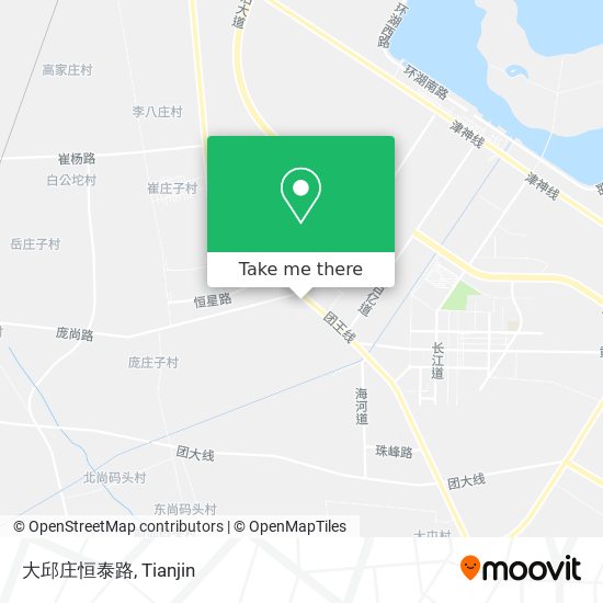 大邱庄恒泰路 map