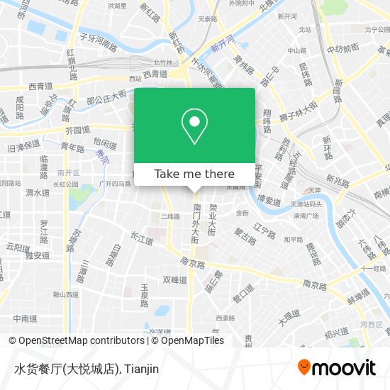 水货餐厅(大悦城店) map