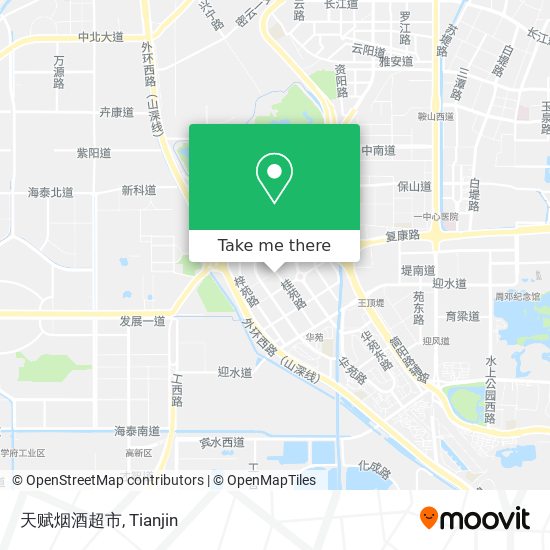 天赋烟酒超市 map