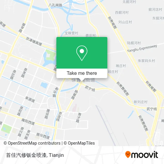 首佳汽修钣金喷漆 map