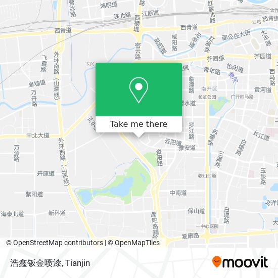 浩鑫钣金喷漆 map