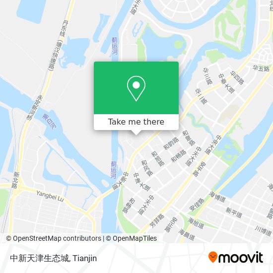 中新天津生态城 map