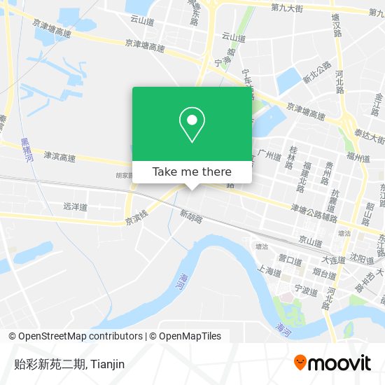 贻彩新苑二期 map