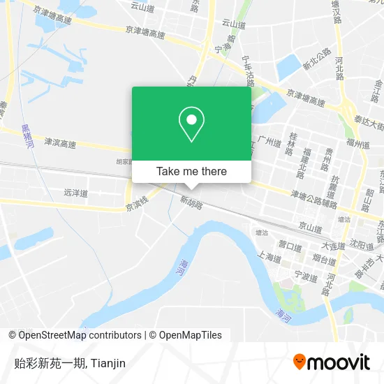 贻彩新苑一期 map