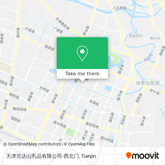 天津完达山乳品有限公司-西北门 map