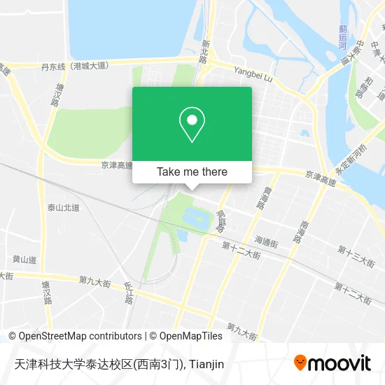 天津科技大学泰达校区(西南3门) map