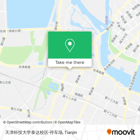 天津科技大学泰达校区-停车场 map