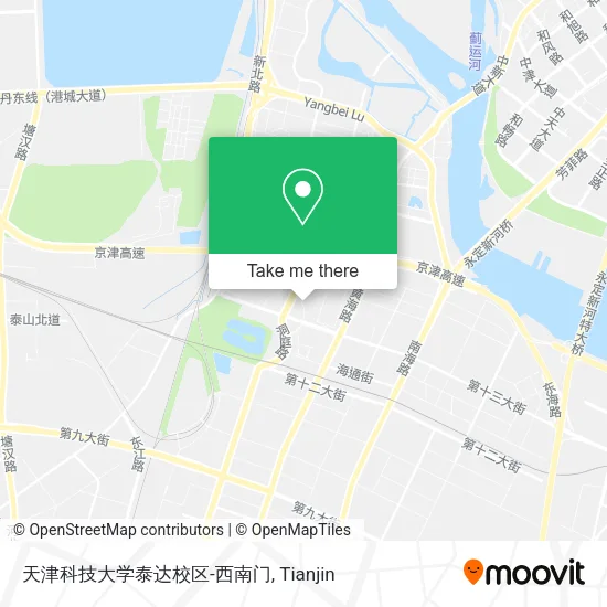 天津科技大学泰达校区-西南门 map