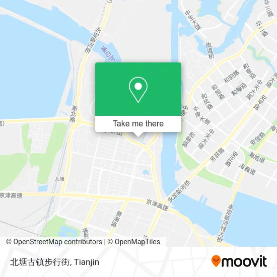 北塘古镇步行街 map