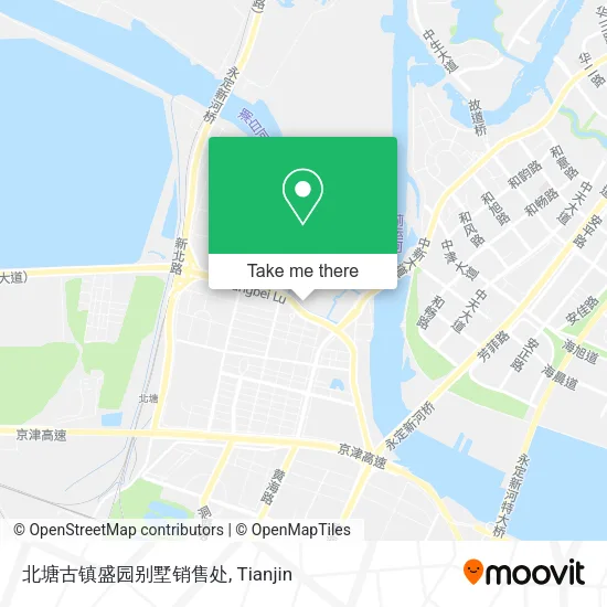 北塘古镇盛园别墅销售处 map