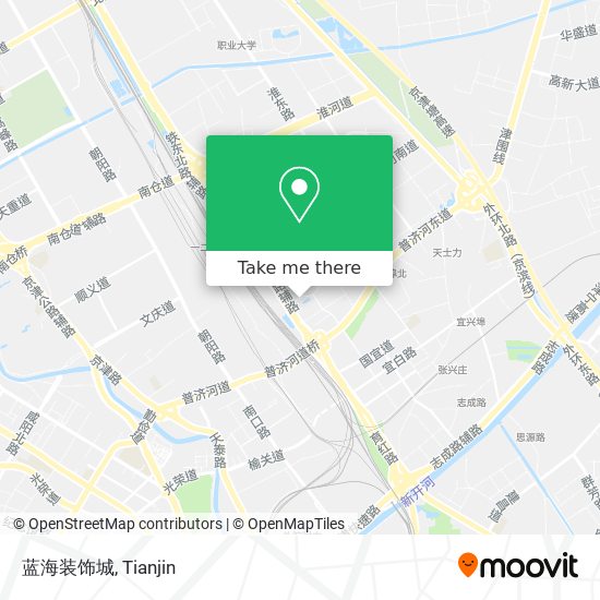 蓝海装饰城 map