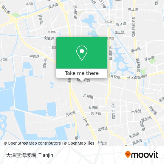 天津蓝海玻璃 map