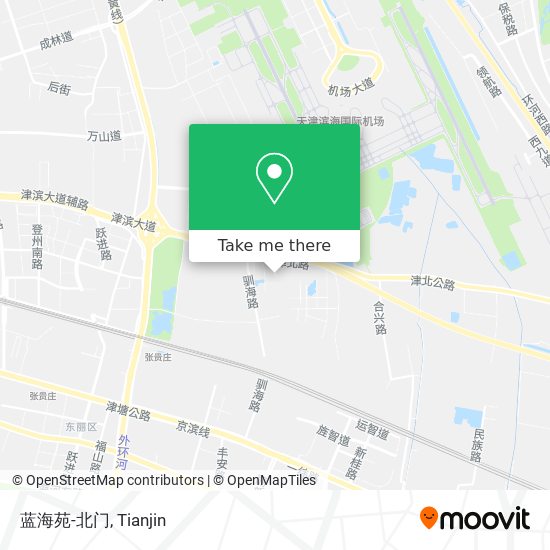 蓝海苑-北门 map