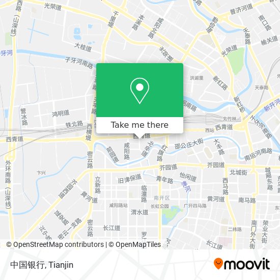 中国银行 map