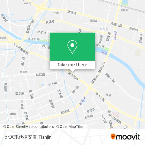 北京现代捷安店 map