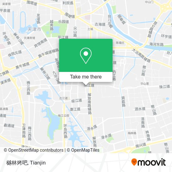 樾林烤吧 map