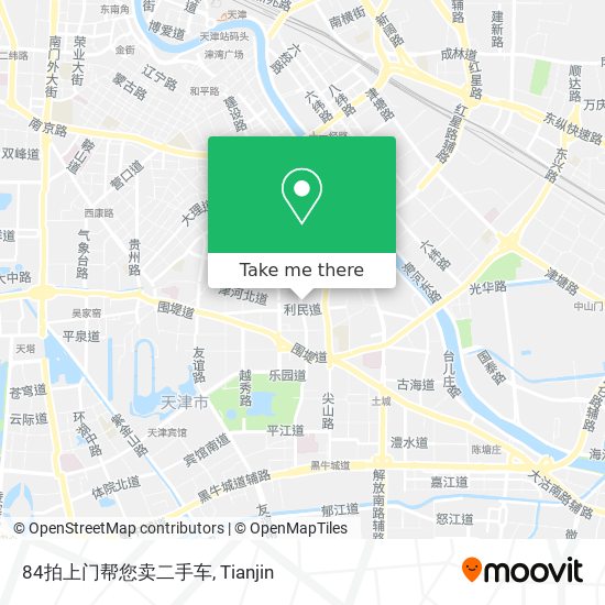 84拍上门帮您卖二手车 map