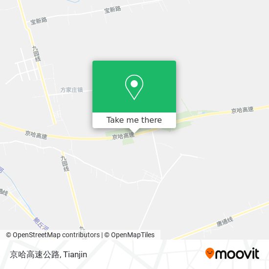 京哈高速公路 map