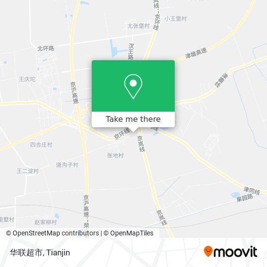 华联超市 map