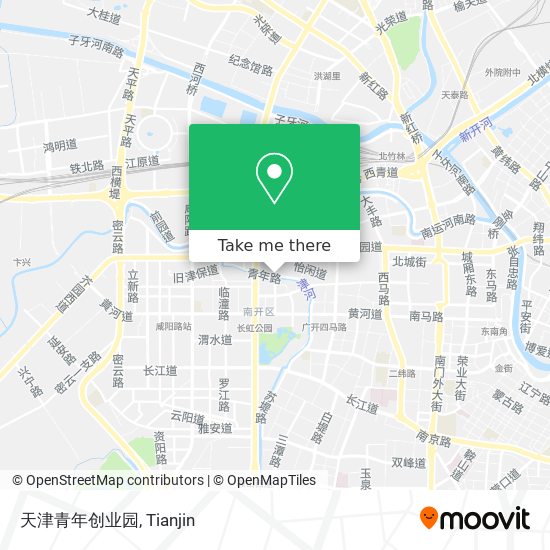天津青年创业园 map