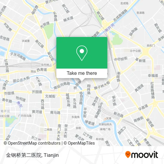 金钢桥第二医院 map