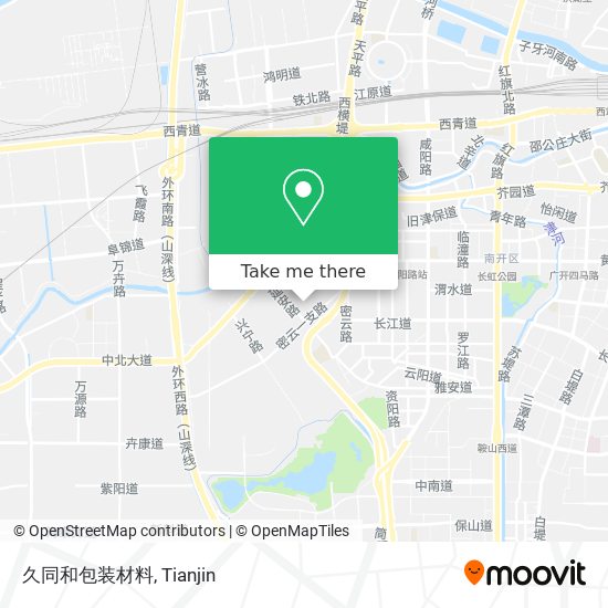 久同和包装材料 map