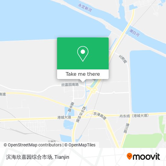滨海欣嘉园综合市场 map
