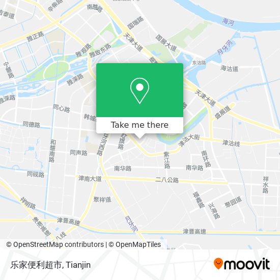 乐家便利超市 map