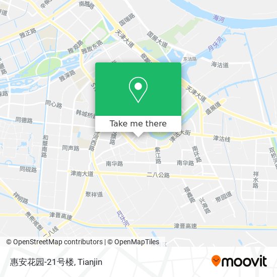 惠安花园-21号楼 map