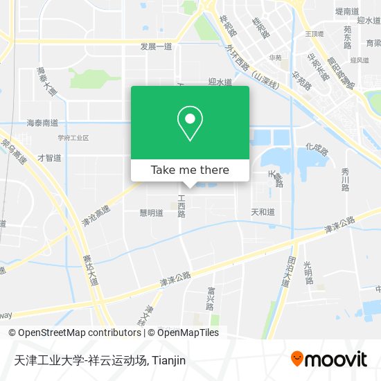 天津工业大学-祥云运动场 map