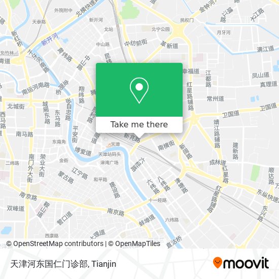 天津河东国仁门诊部 map