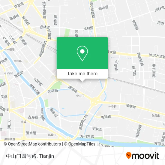 中山门四号路 map