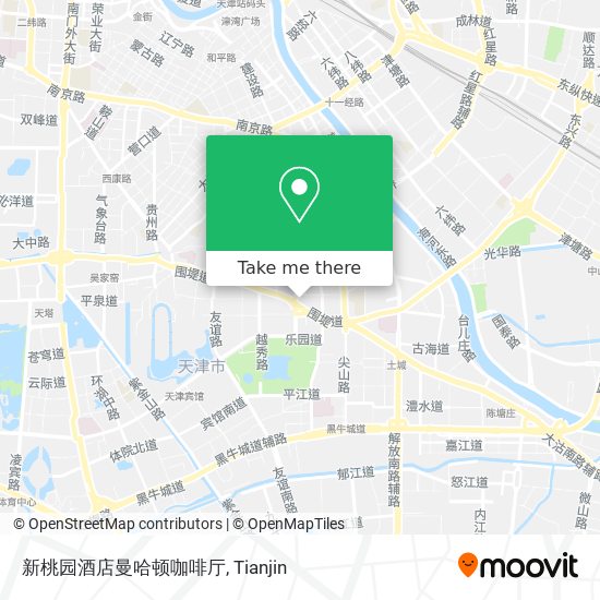 新桃园酒店曼哈顿咖啡厅 map